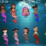 Underwater Mermaid Girls