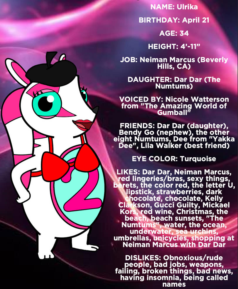 Dar Dar's Mother: Ulrika (my The Numtums OC) by DarDarTheUltimate on ...