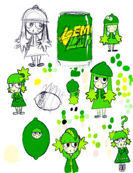 Lemon-Lime OC Sketches