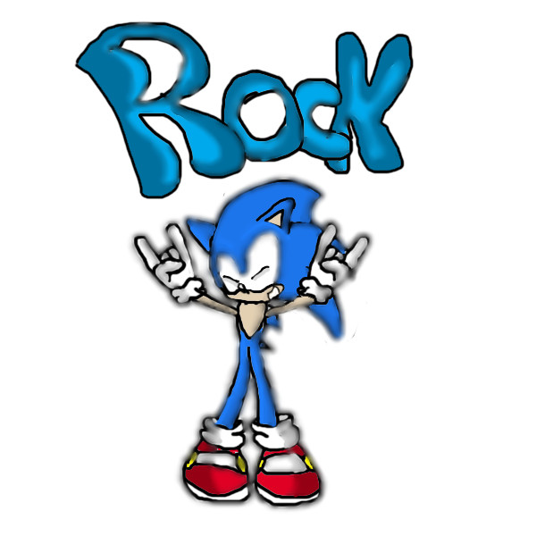 Sonic Rocker sonic rock xD by kenshic on DeviantArt