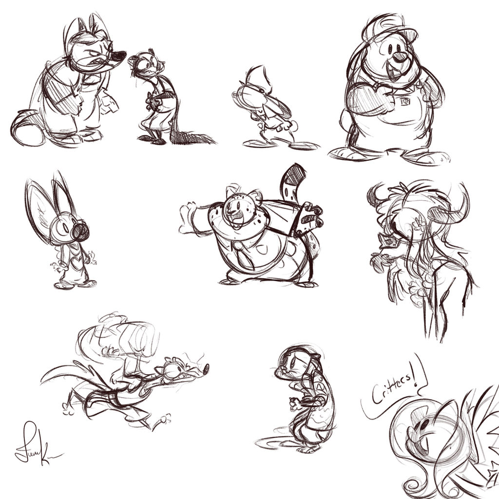 Zootopia Rats Drawings Zootopia Character Sketches by FluttershytheKind on DeviantArt