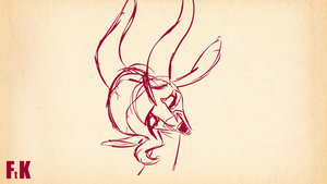 Gazelle 'ooh' rough animation