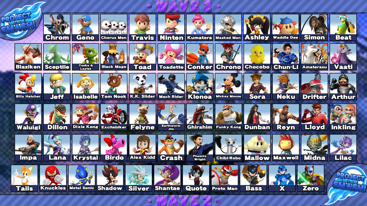 Project Meteor Smash! - Wave 2 (2/27/17) by Leafpenguins