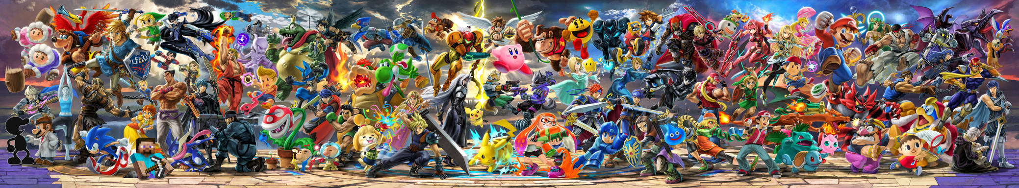 Super Smash Bros. Ultimate OFFICIAL Panoramic Art