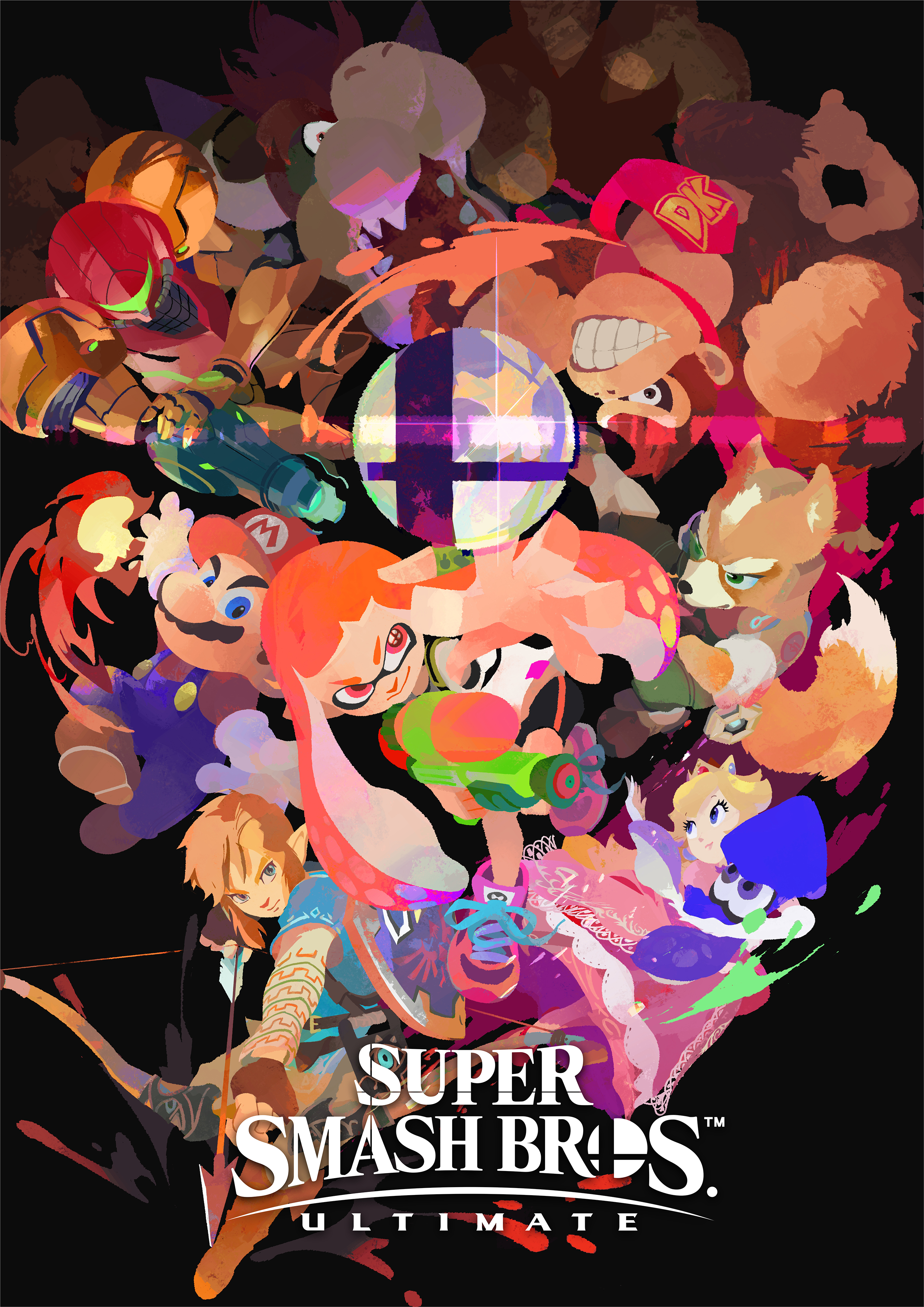 Super Smash Bros. Ultimate Inkling Poster by Leafpenguins on DeviantArt