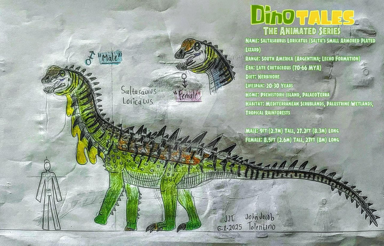 Saltasaurus Tooth Dino Tales- Saltasaurus Loricatus by JJT123 on DeviantArt