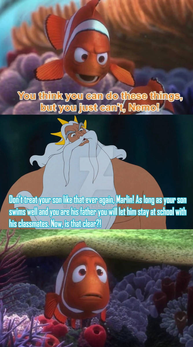 Marlin Getting Rizzy King Triton gets Angry at Marlin by JJT123 on DeviantArt