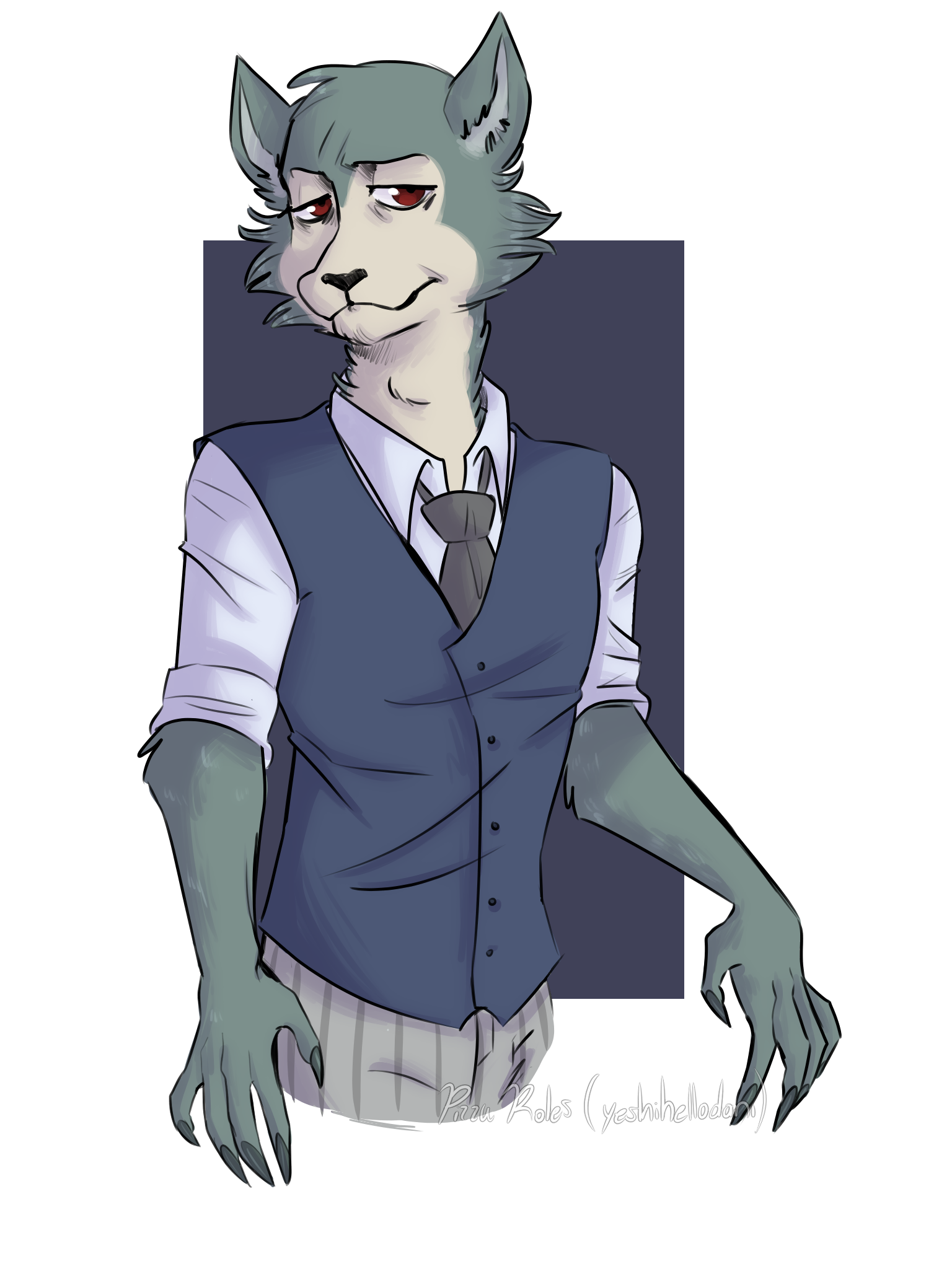 Legoshi (Beastars) by Yeshihellodani on DeviantArt