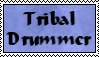 Tribal Drummer Stamp