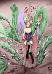 The girl and the dragons