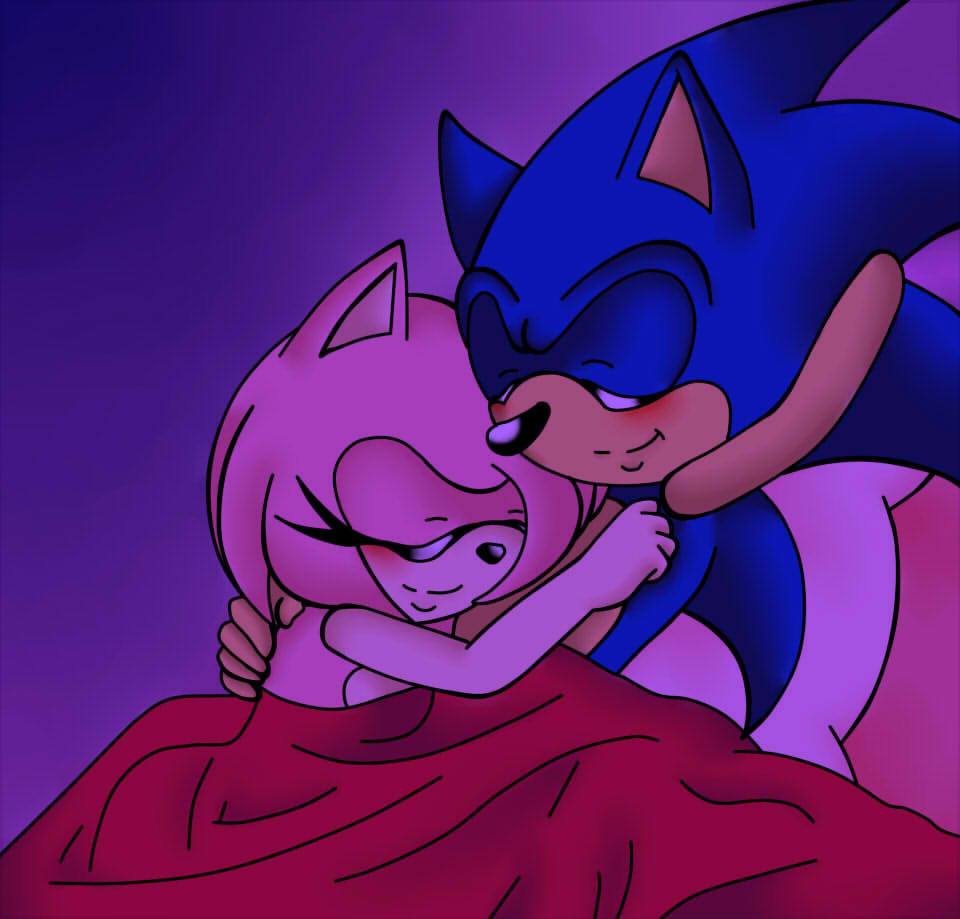 Colors Live - SonAmy first kiss by Mmaxi