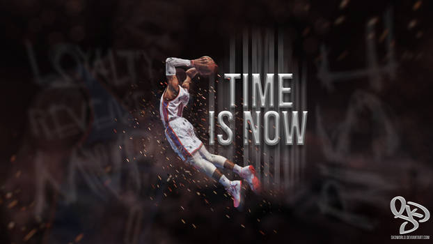 Russell Westbrook: Time Is NOW (Wallpaper)