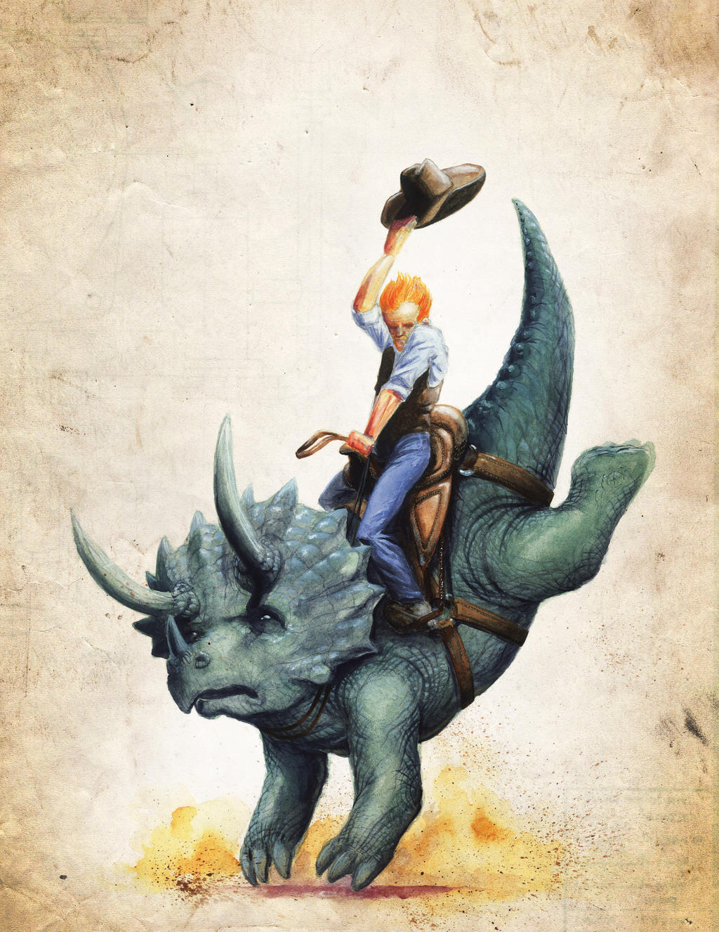 Jurassic Rodeo by 23r0c00l on DeviantArt