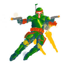 Boba Fett without line art