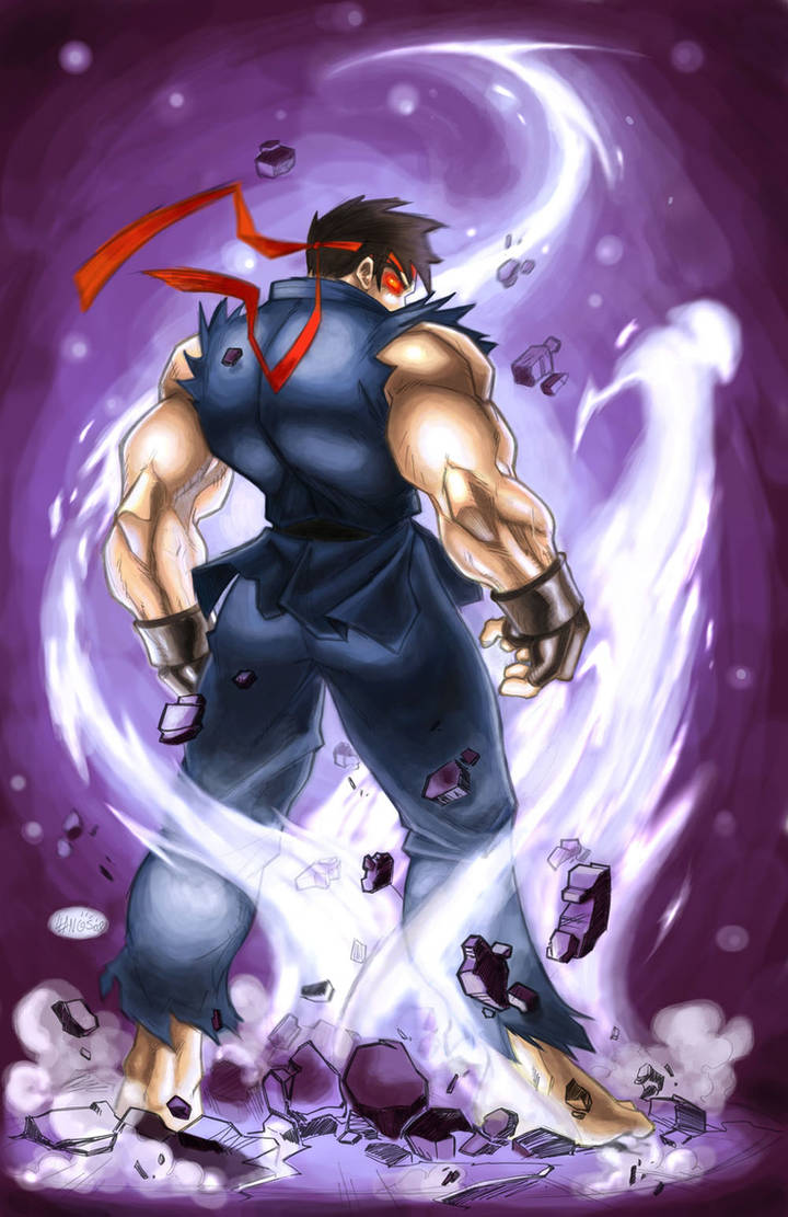 FINISHED EVIL RYU by ONELOUSYCAT on DeviantArt