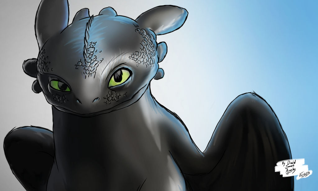 Toothless by DavidJamesArmsby on DeviantArt