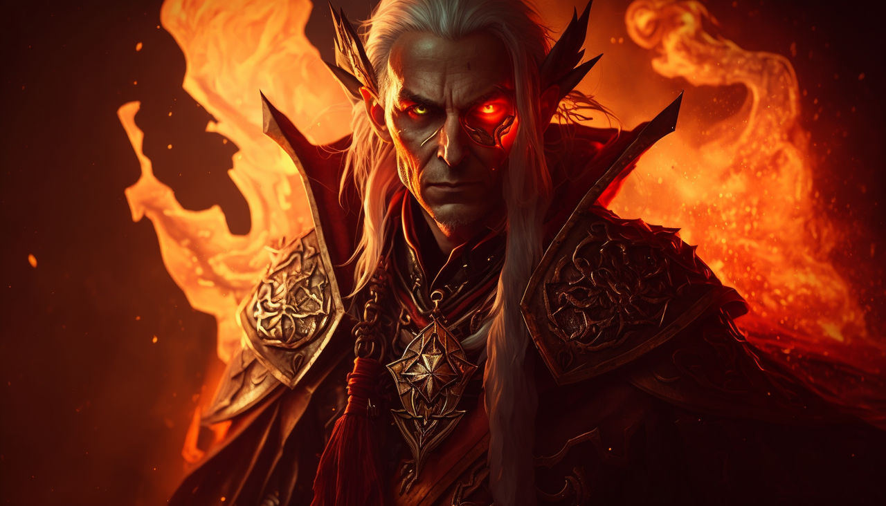 Blood Elf Pyromancer by MathiasJudias on DeviantArt