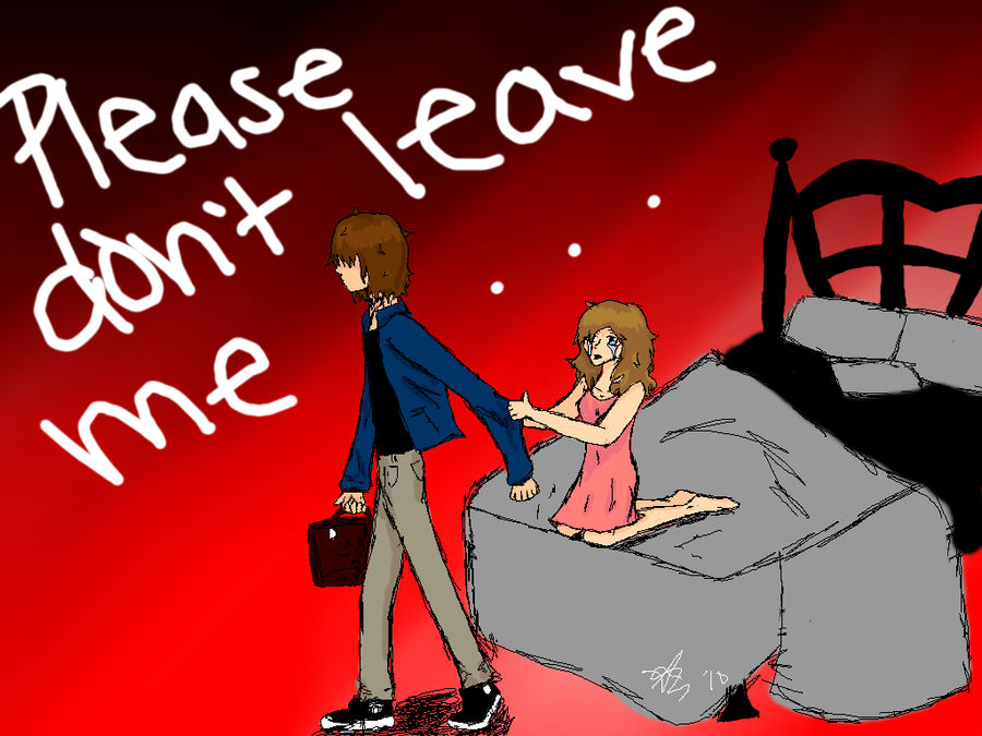 Please Dont leave me... by Vycky on DeviantArt