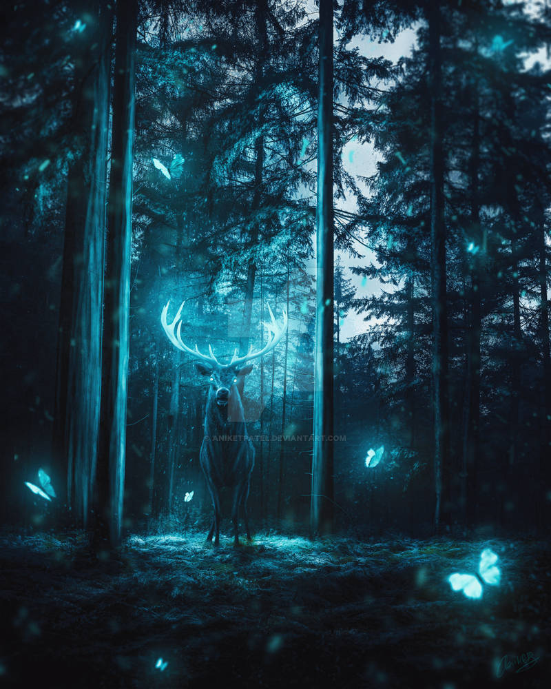 Fantasy Deer by AniketPatel on DeviantArt