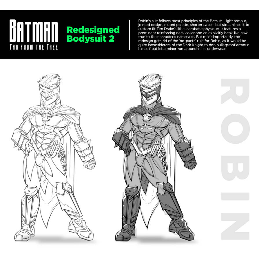 Tim Drake's Robin: Redesigned (1) by Tijivain on DeviantArt