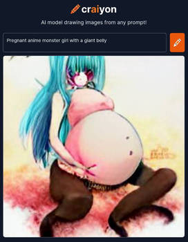 Pregnant monster girl E