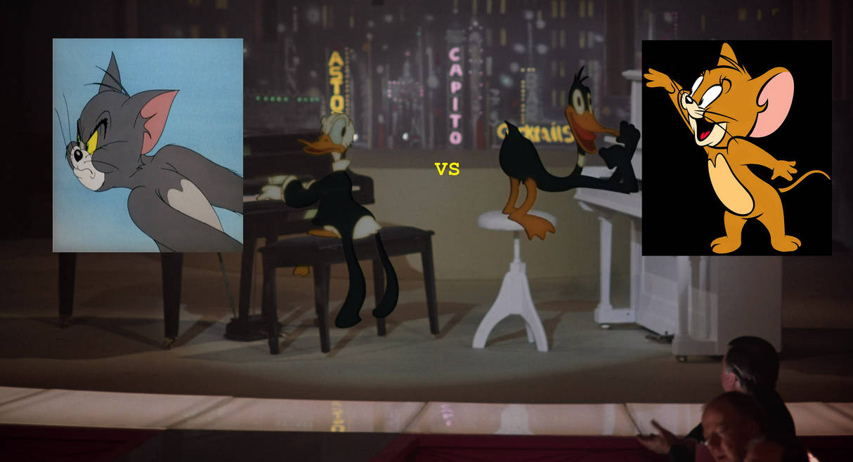 Piano duel between Tom and Jerry by AriaVampireRose7 on DeviantArt