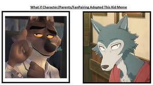 What if Mr. Wolf adopts Legoshi