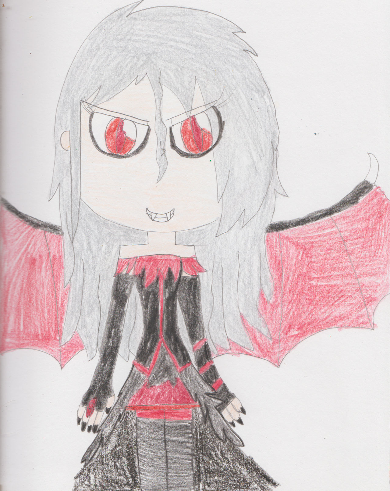 Erin's Pure Vampire form by AriaVampireRose7 on DeviantArt