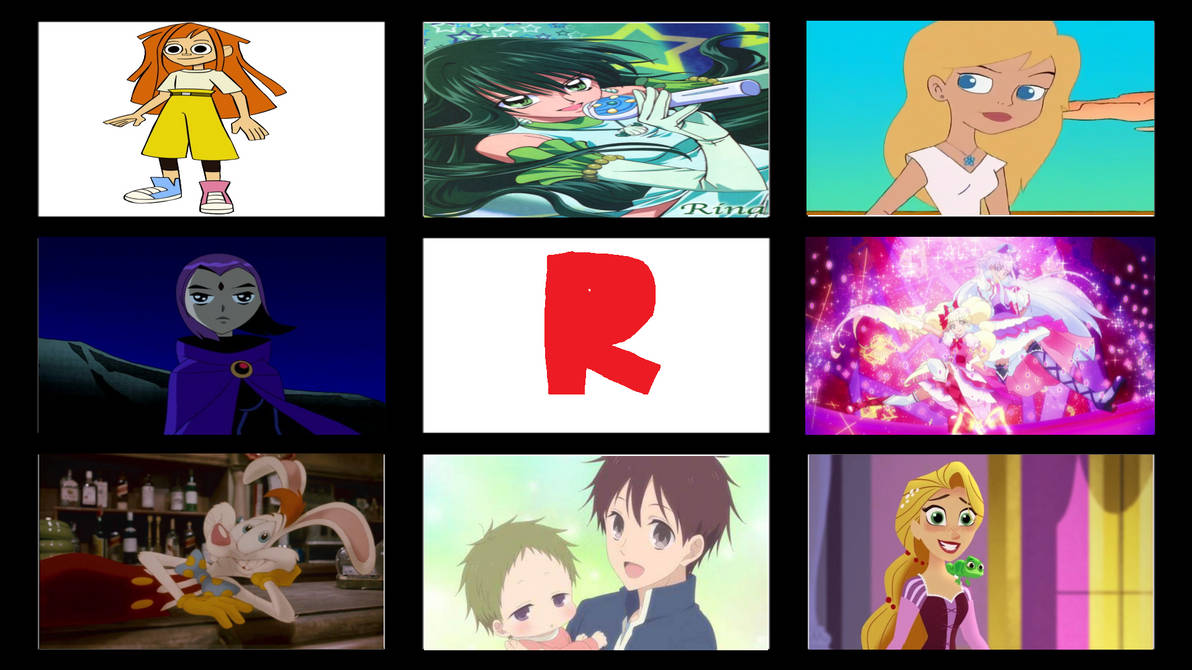 My Favorite Characters staring with R by AriaVampireRose7 on DeviantArt