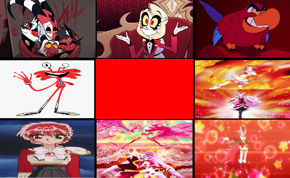 Mixed Reds Characters My Favorite Red Characters by AriaVampireRose7 on DeviantArt