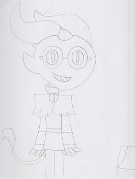 Art of Murder Helluva Boss parody OC 1