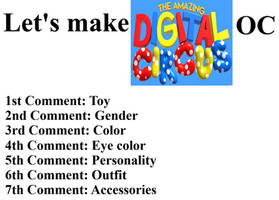 Let's Make An Amazing Digital Circus OC meme