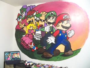 Mario And Luigi SS Wall Art