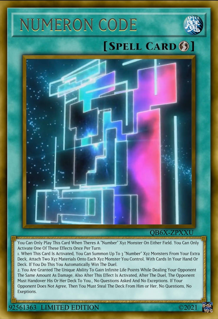 The Numeron Code by AngelBatman22 on DeviantArt