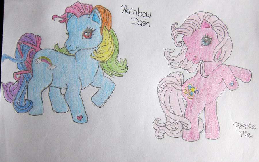 Rainbow Dash + Pinkie Pie