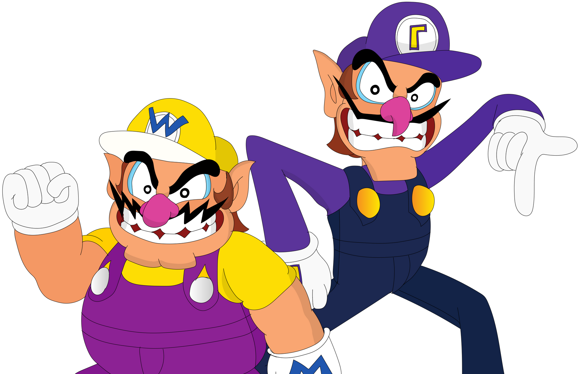 Mighty Bro The Mighty Wario Bros! by Kallan21 on DeviantArt