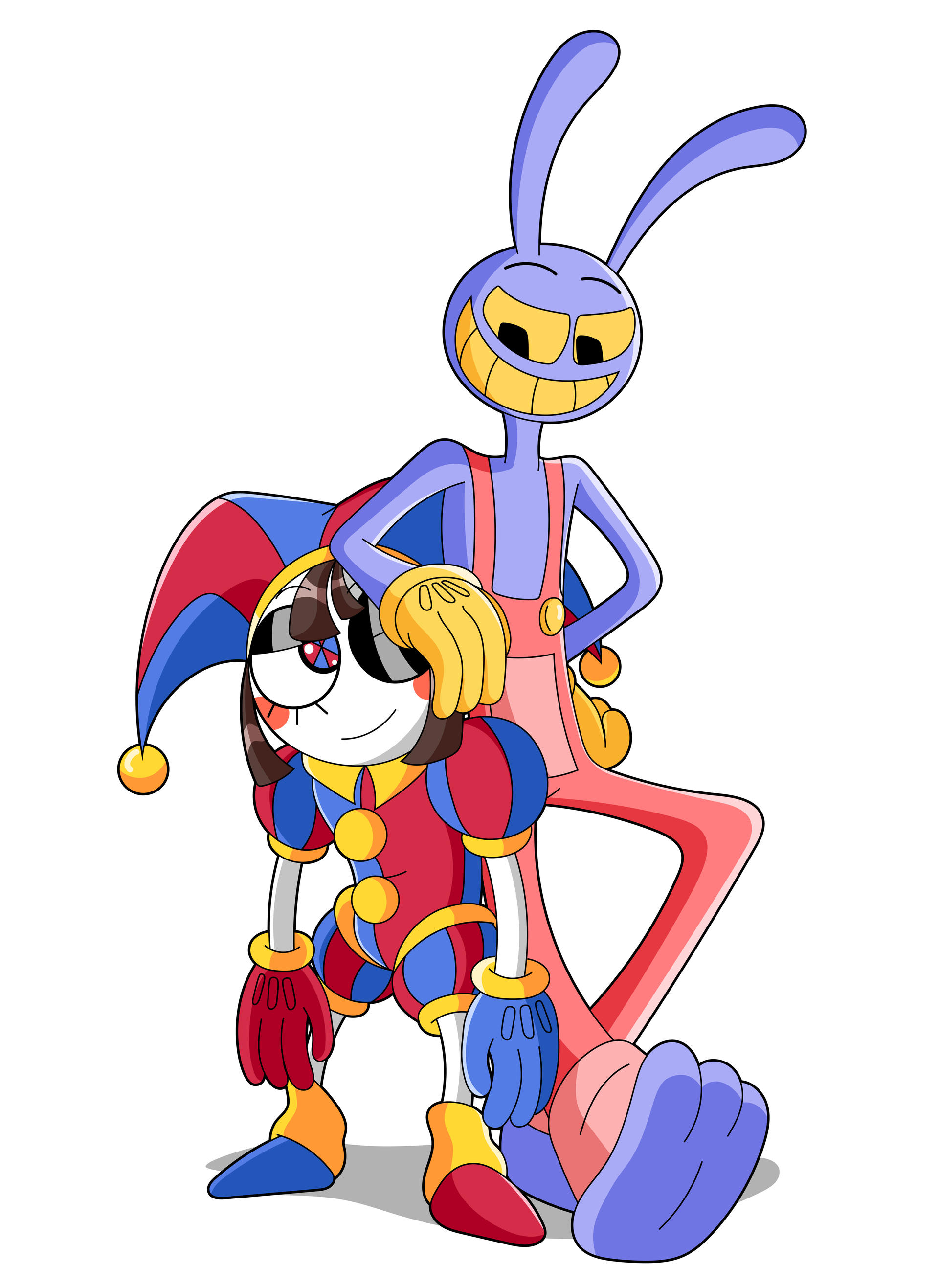 The Mini Jester and The Mischievous Rabbit by Kallan21 on DeviantArt