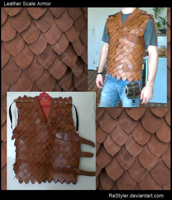 Leather Scale Armor by Restyler on DeviantArt