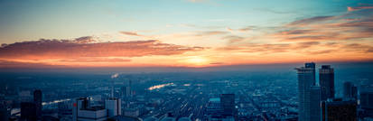 Skyline of Frankfurt am Main (germany)