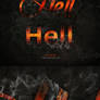 Photoshop text effects hell fire