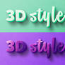 3D text effect