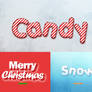 Christmas Text Styles Free PSD