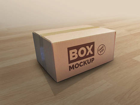 Box MockUp Free PSD
