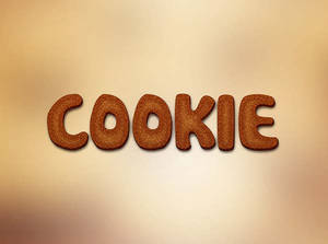 Cookie-text-effect