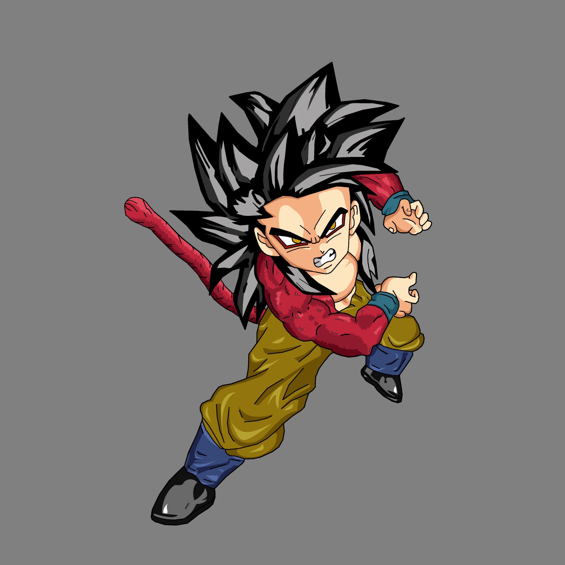 Gogeta SSJ4 by Drozdoo