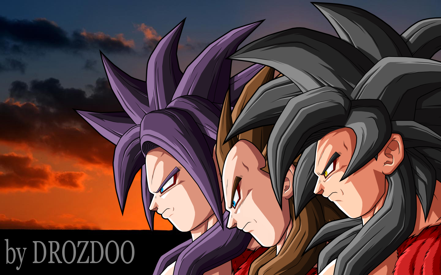 Gogeta SSJ4 by Drozdoo