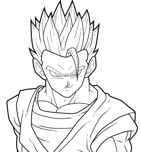 How To Draw Mystic Gohan