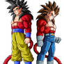 Goku SSJ4 and Vegeta SSJ4