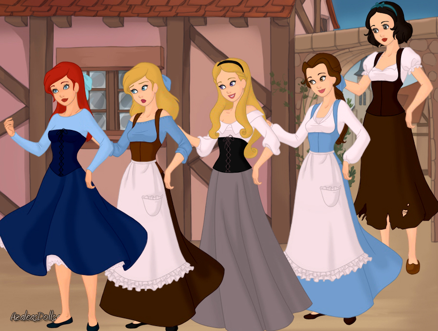 disney princess peasant dresses Photo: disney princesses dress which gives each dress a more formal look Disney Parks The Dress Shop