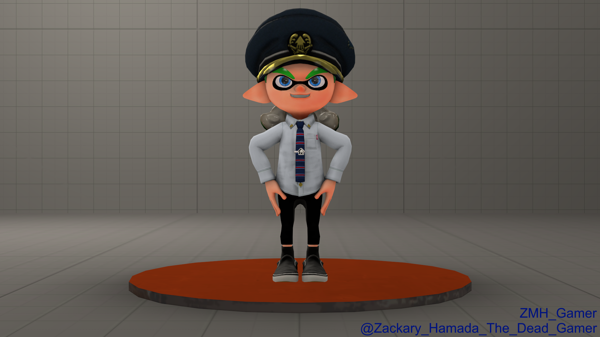 Splatoon Police Police Chief Phil Johnson. (Splatoon AU.) by ZMHGamer on DeviantArt